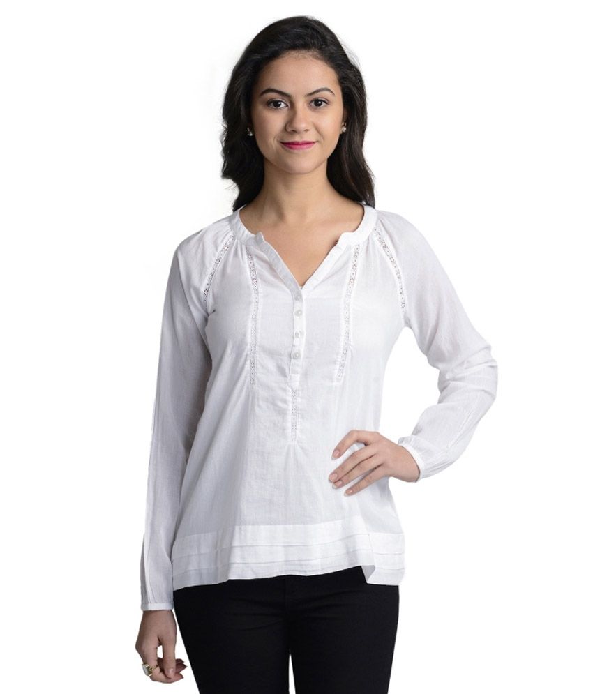 white polyester pants