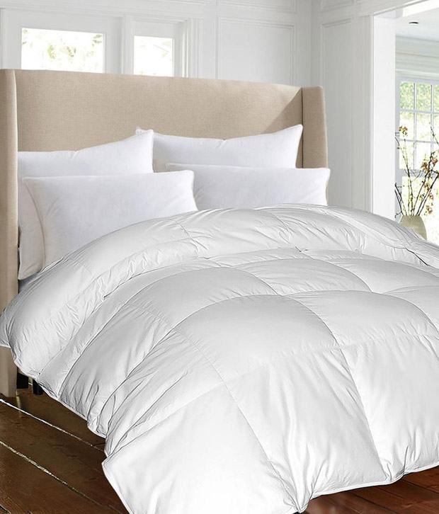 Jindal White Cotton Comforter Set Buy Jindal White Cotton Comforter