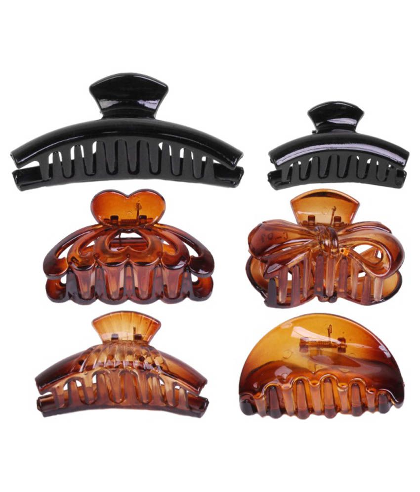 Takspin Casual Of Hair Clutcher Set Of 6: Buy Online at Low Price in India  - Snapdeal