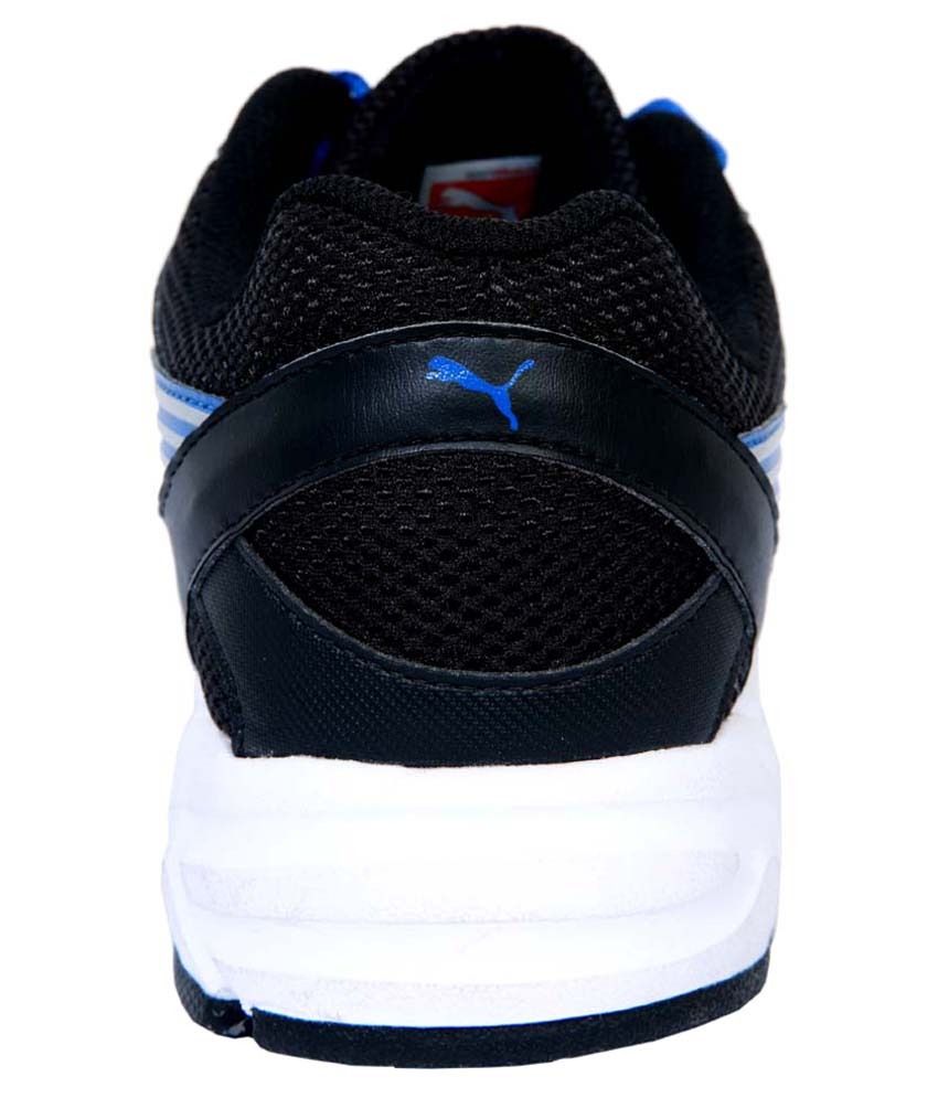 black running shoes puma