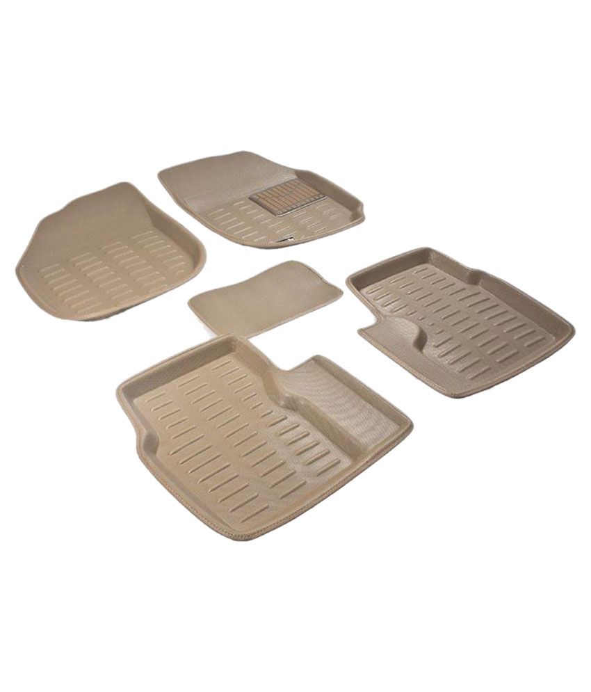 Gadget Bucket Floor Mats For Mahindra XUV 500 Beige Buy Gadget