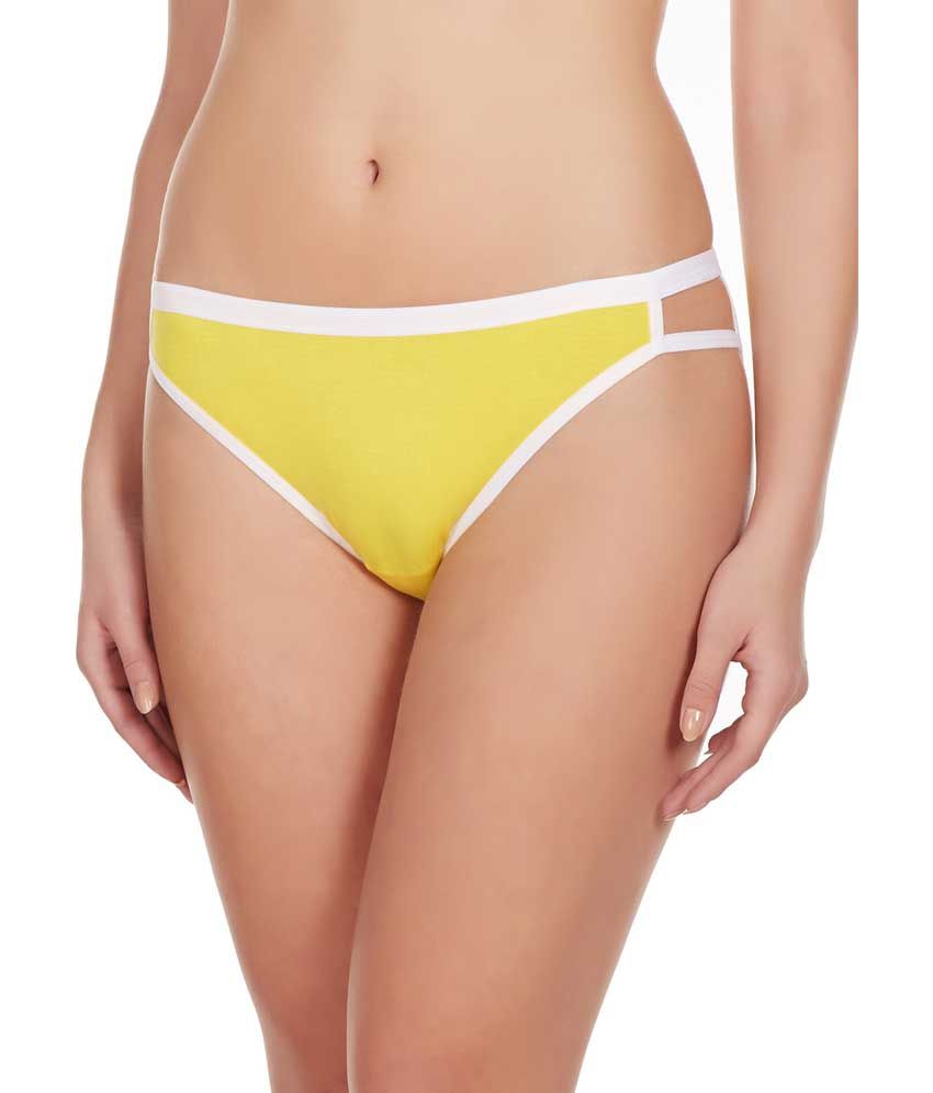 Buy La Intimo Yellow Lycra Panties Online at Best Prices in India