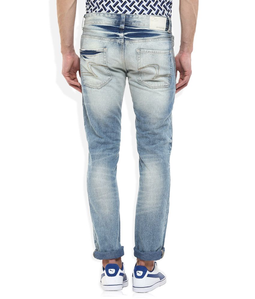 spykar slim men blue jeans