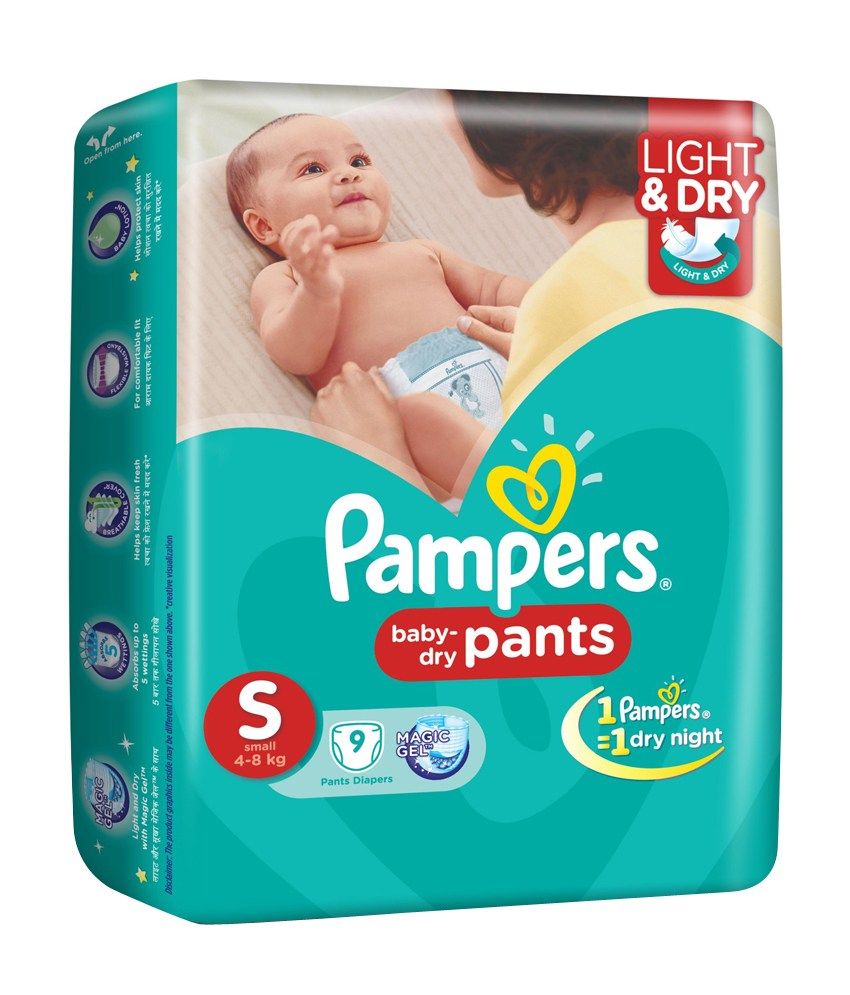 pampers active small