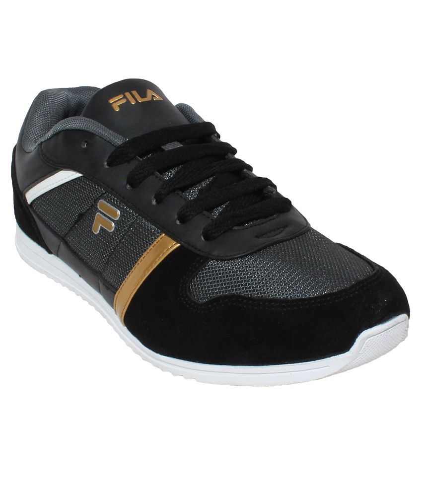 black fila shoes price