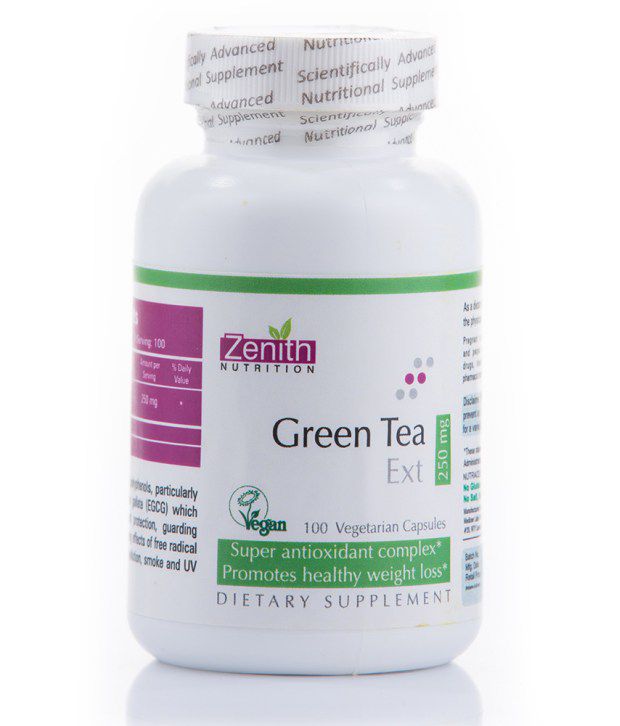 Zenith Nutritions Green Tea Extract 250mg - 100 Capsules