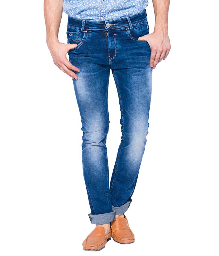 Mufti Blue Straight Fit Jeans - Buy Mufti Blue Straight Fit Jeans ...