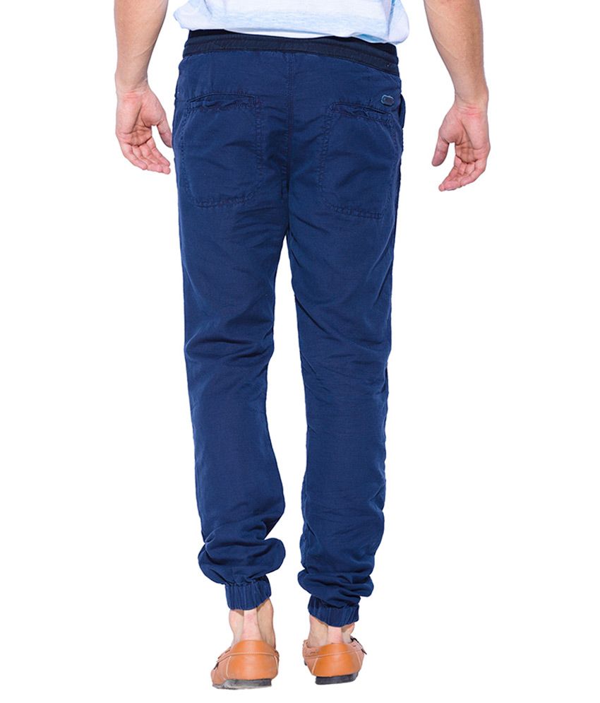 navy slim fit joggers