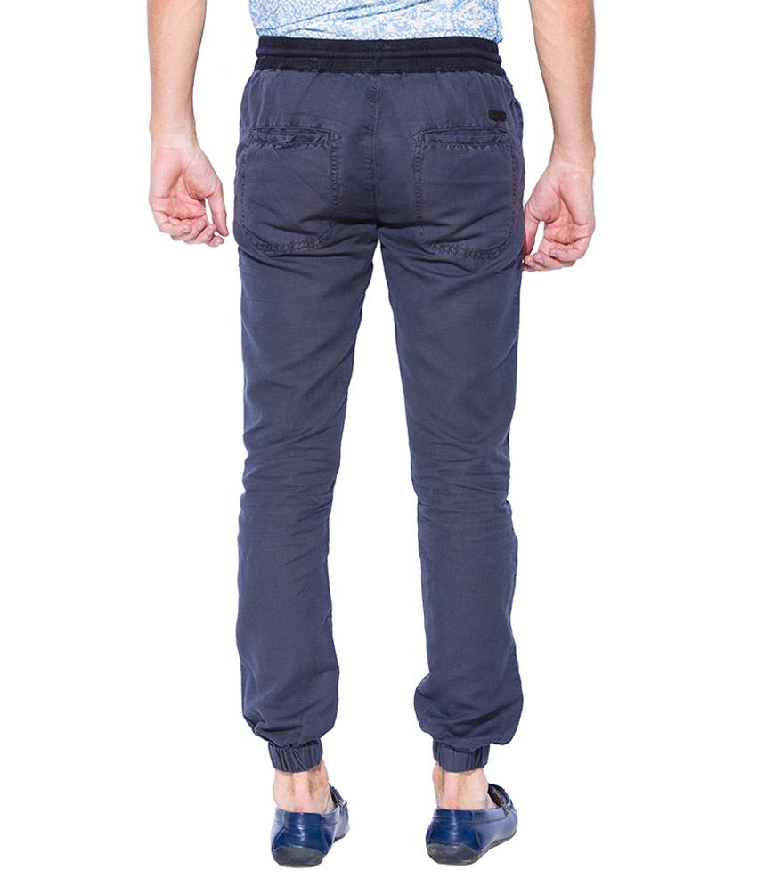 navy slim fit joggers