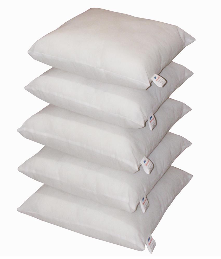     			Zikrak Exim Set of 5 40X40 cm (16X16) Fiber Cushion Fillers