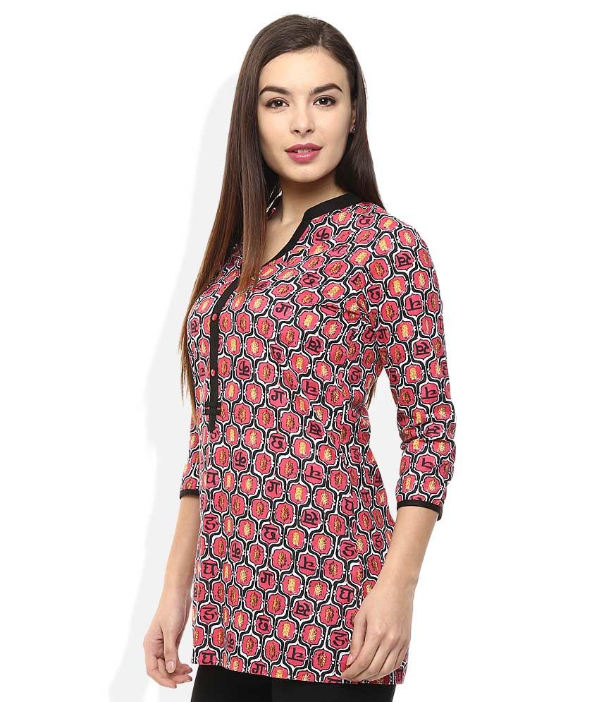 Akkriti By Pantaloons Red Printed Top Buy Akkriti By Pantaloons Red