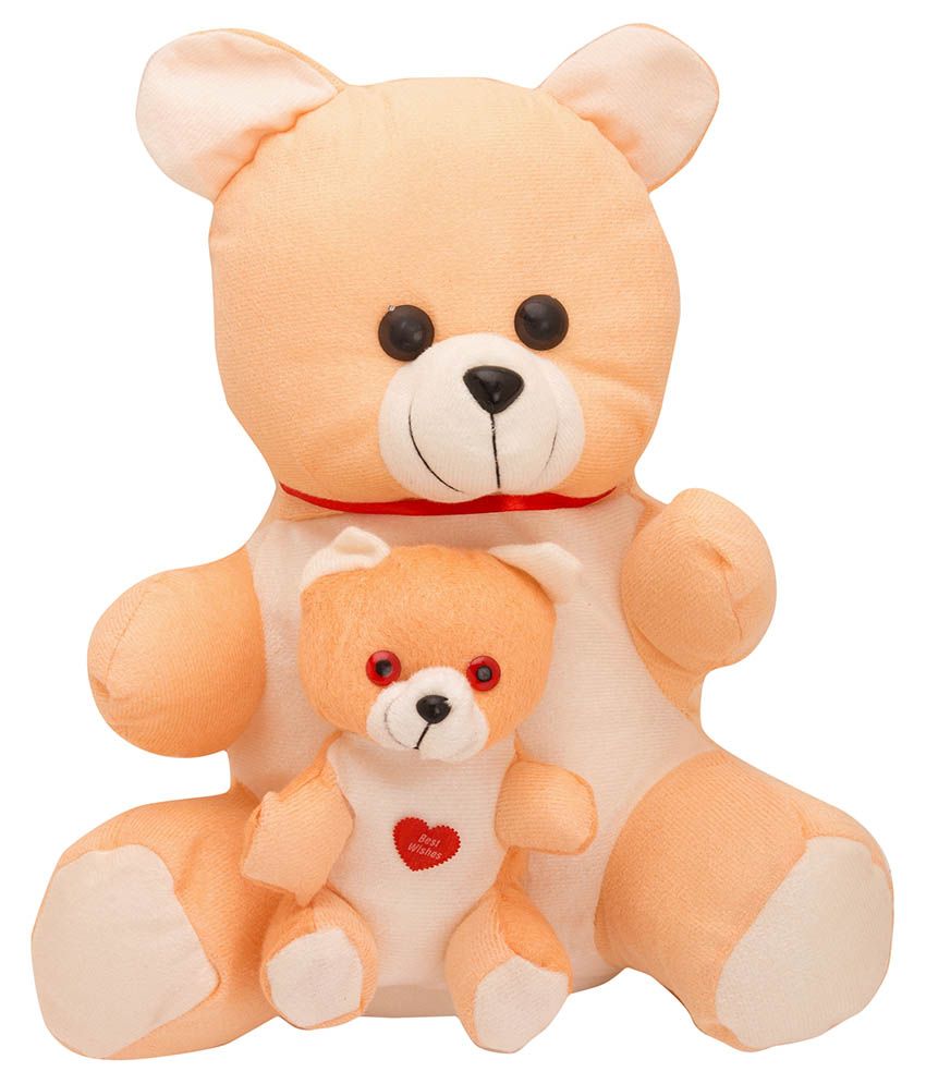 orange color teddy bear