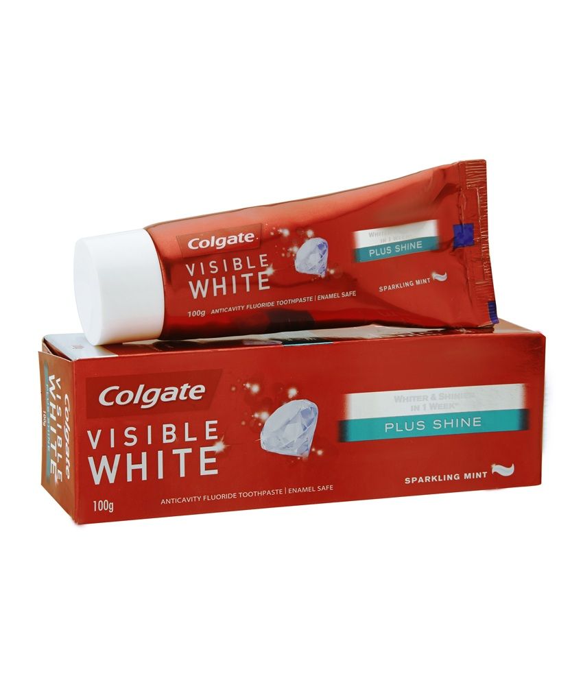 Colgate Visible White Plus Shine Toothpaste 100gm Buy Colgate Visible White Plus Shine