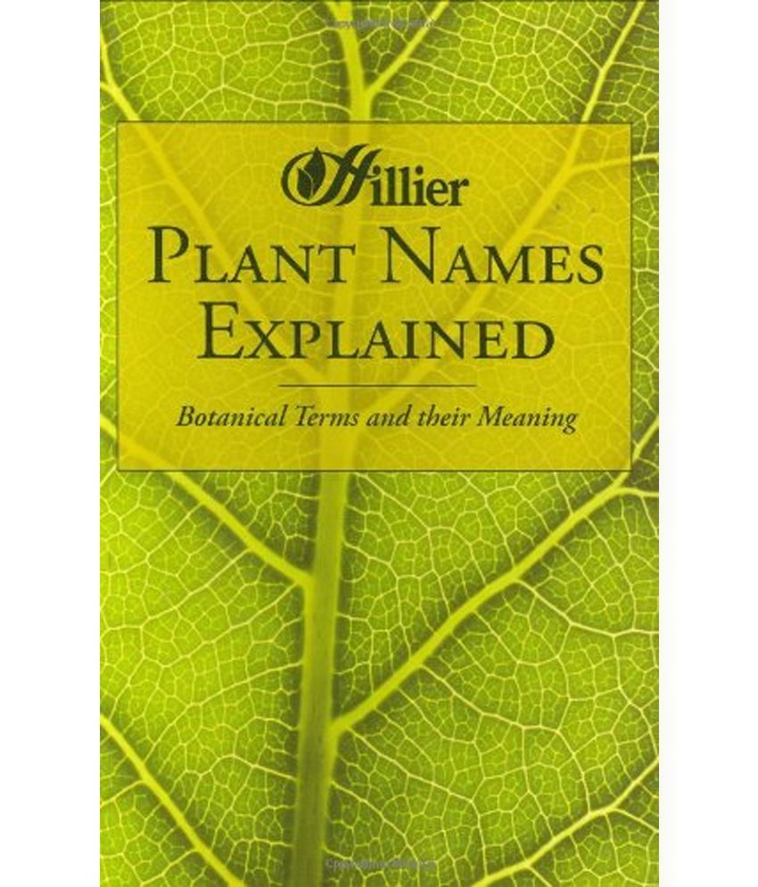 Plant Names Explained Buy Plant Names Explained Online At Low Price In 