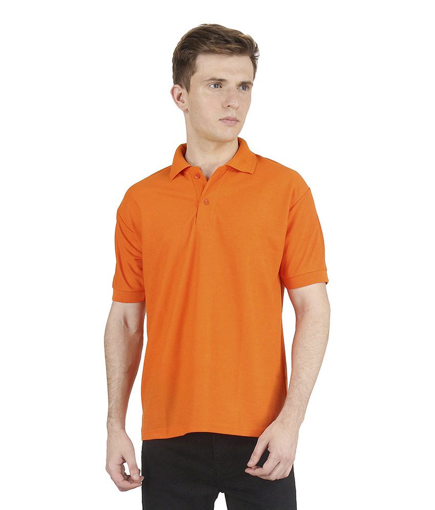 Fuego Orange & Red Half Sleevecasual Polo T-shirt Pack Of 2 - Buy Fuego ...
