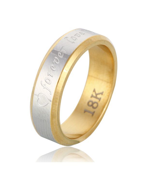 Aaishwarya Forever Love 18K Gold Plated Mens Ring Buy Online at Low