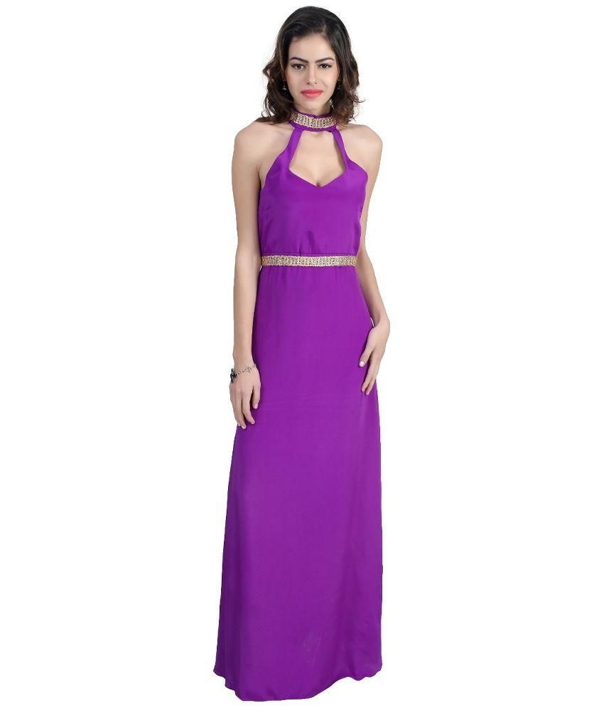 polyester maxi