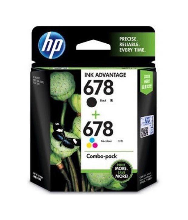 HP 678 Twin Pack Black Ink