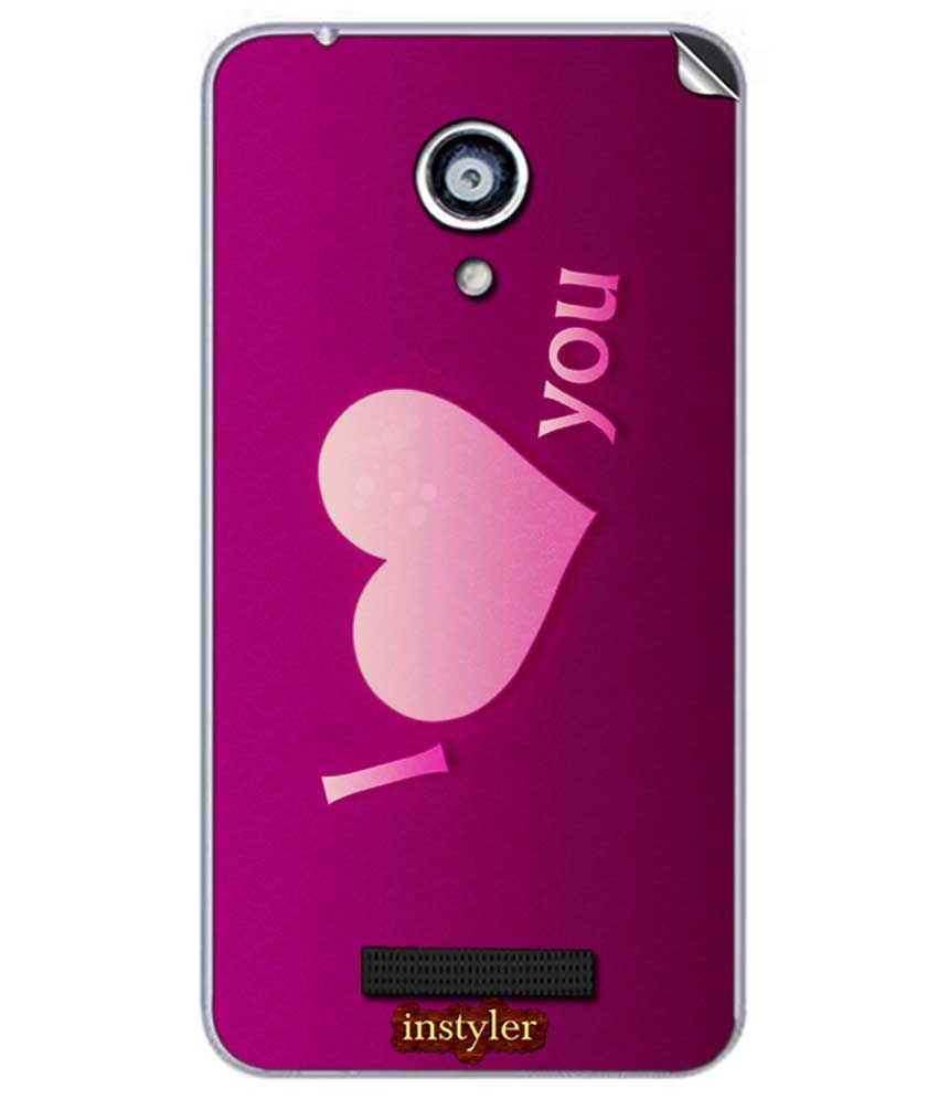Instyler Mobile Skin For Micromax Canvas Spark Q380 Multicolor