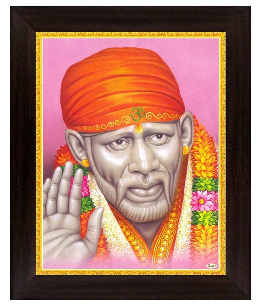 Avercart Sai Baba / Saibaba Poster (9x11 Inch Framed): Buy Avercart Sai ...