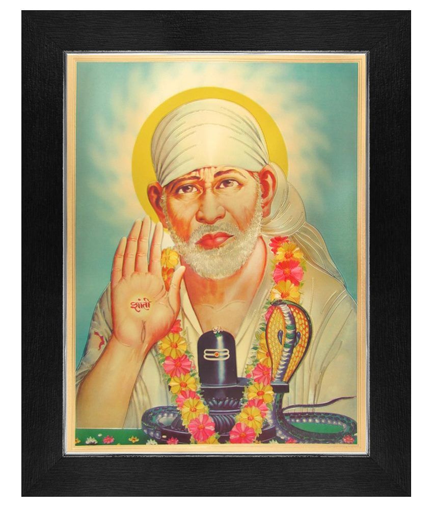 Avercart Sai Baba / Saibaba Poster (12x16 Inch Framed): Buy Avercart ...