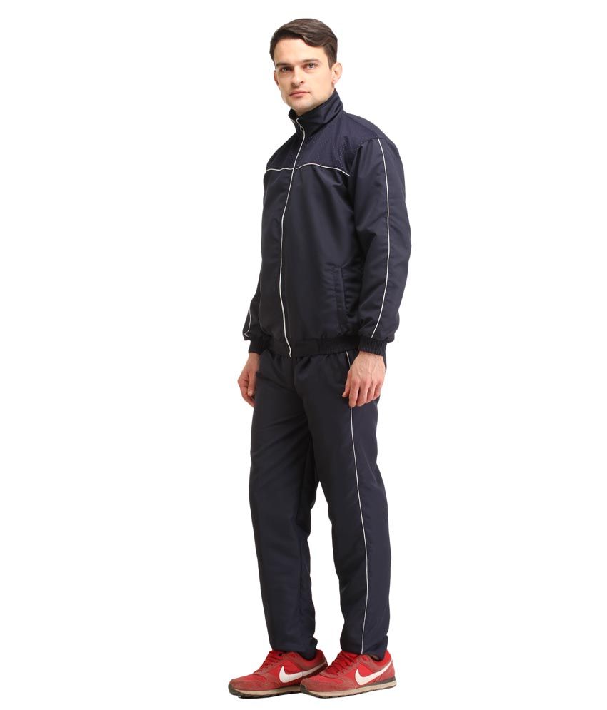 navy swoosh tracksuit