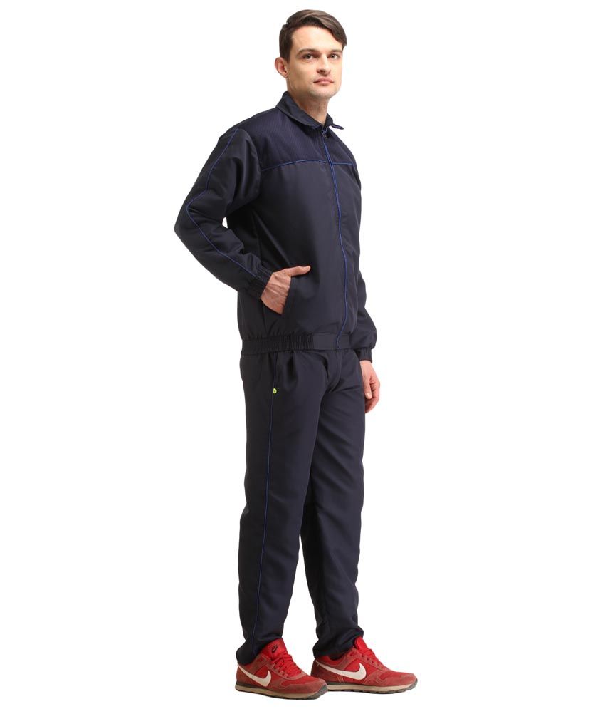 navy fleece tracksuit