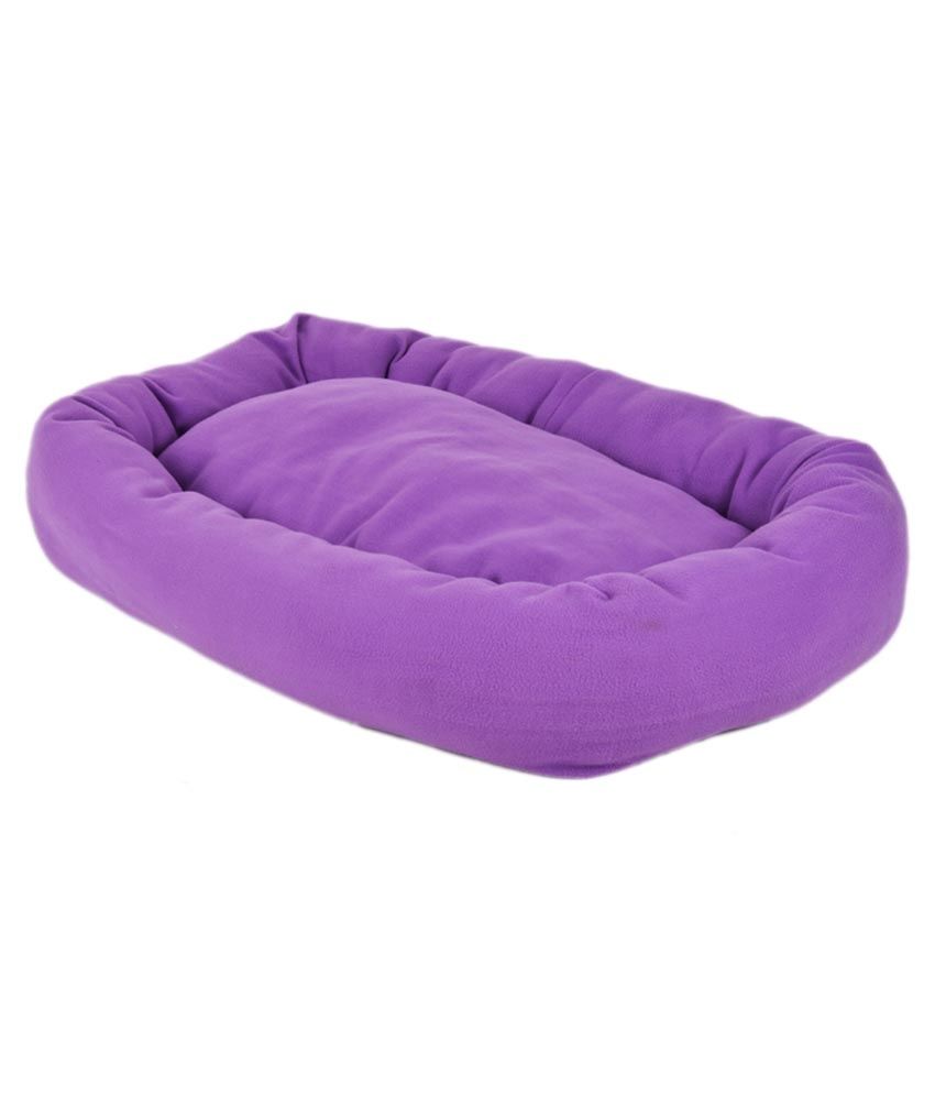 Fluffy Pets World Purple Polyster Pet Bed Buy Fluffy Pets World Purple