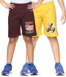 Dongli Pack of 2 Shorts For Boys ( Yellow )