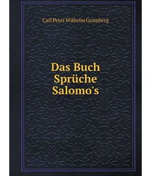 Buch Spruche Salomos Buy Buch Spruche Salomos Online At Low Price In India On Snapdeal