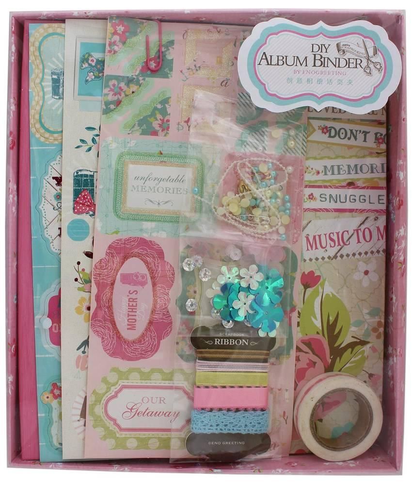 Tootpado Diy Album Binder Sweet Life Set Ab03 Pink Creative Scrapbooking Buy Online At Best Price In India Snapdeal