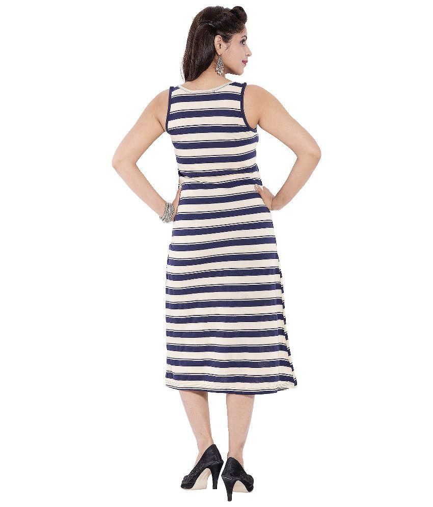 SML Originals Blue Poly Cotton Dresses Buy SML Originals Blue Poly