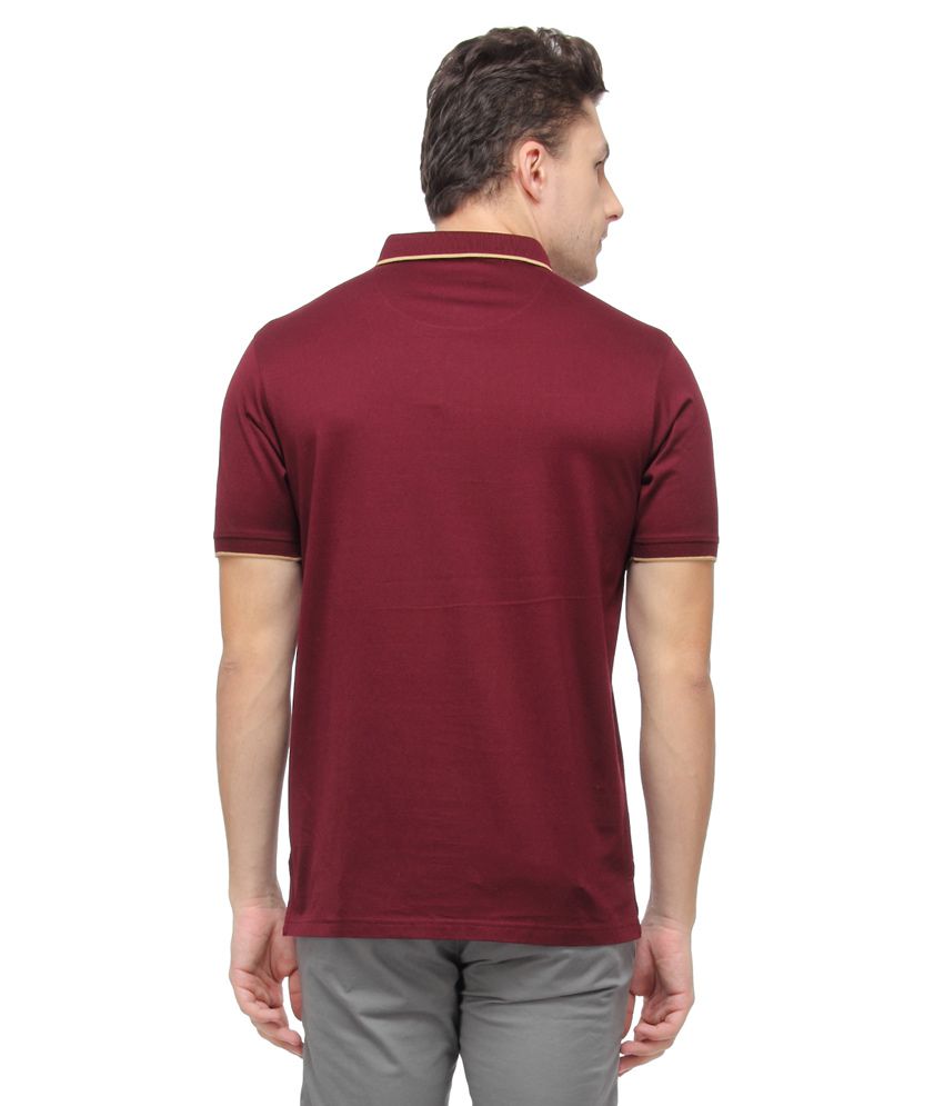 Proline Maroon Half Sleeves Polo T-Shirt - Buy Proline Maroon Half ...