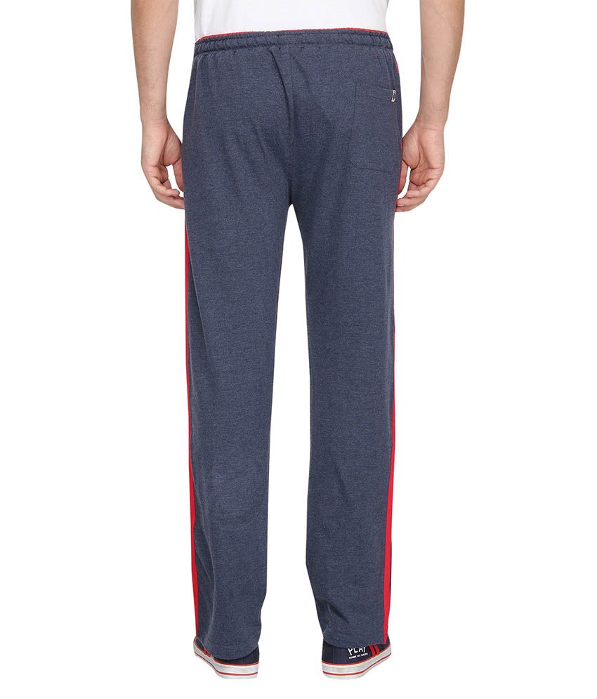 navy trackpants