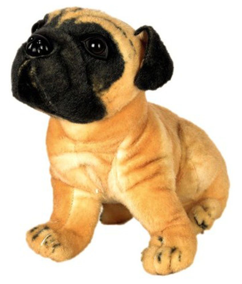 VRV Brown Pug Soft Toy Buy VRV Brown Pug Soft Toy Online at Low Price