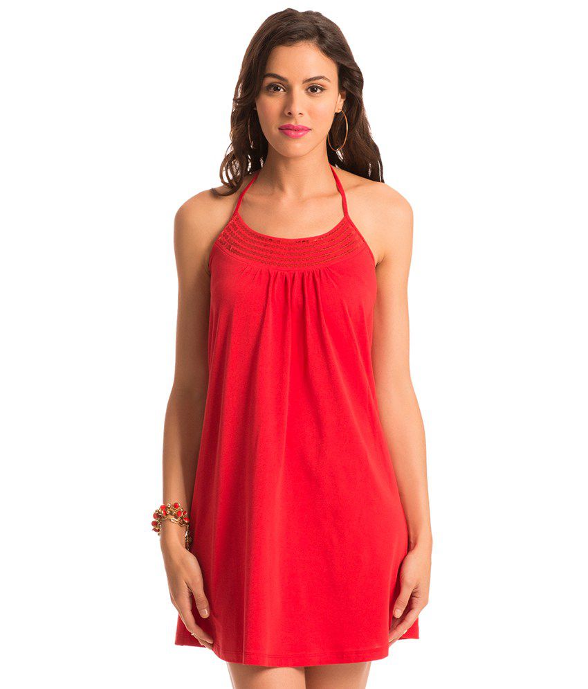 Buy Prettysecrets Red Beach Dresses Online at Best Prices in India ...