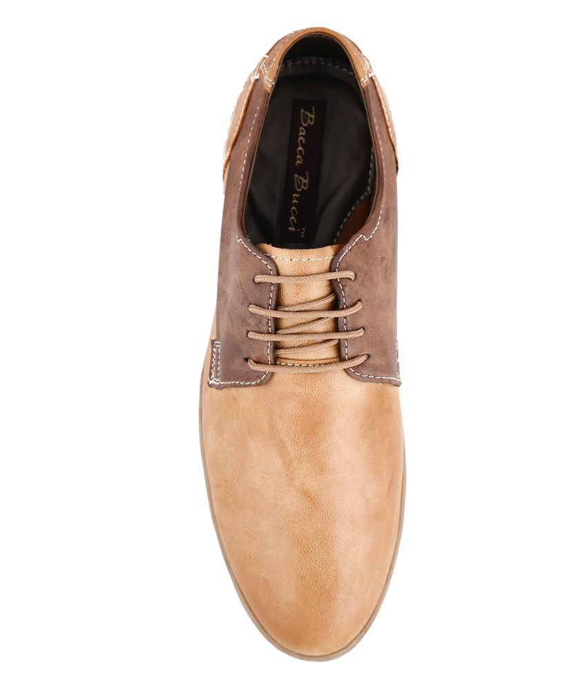 Bacca Bucci Tan Smart Casuals Shoes - Buy Bacca Bucci Tan Smart Casuals ...