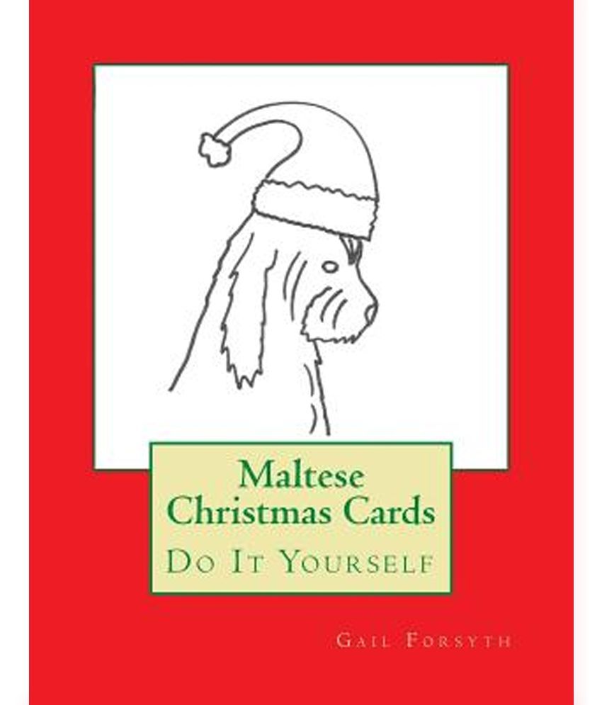 Maltese Christmas Cards Do It Yourself Buy Maltese Christmas Cards