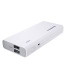 Lenovo PA10400 10400 mAh Power Bank - White - for iOS and Android Devices