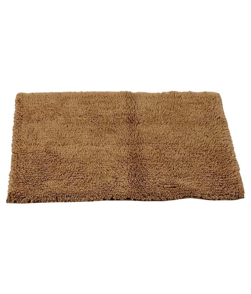 Furhome Brown & Beige Cotton Bath Mats Set Of 2 - Buy Furhome Brown ...