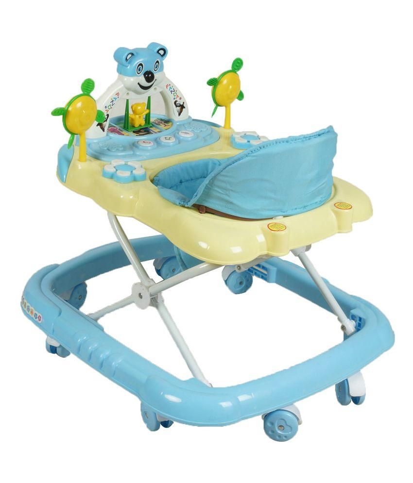 Wonderkart Panda Baby Walker For Kids Blue Buy Wonderkart Panda