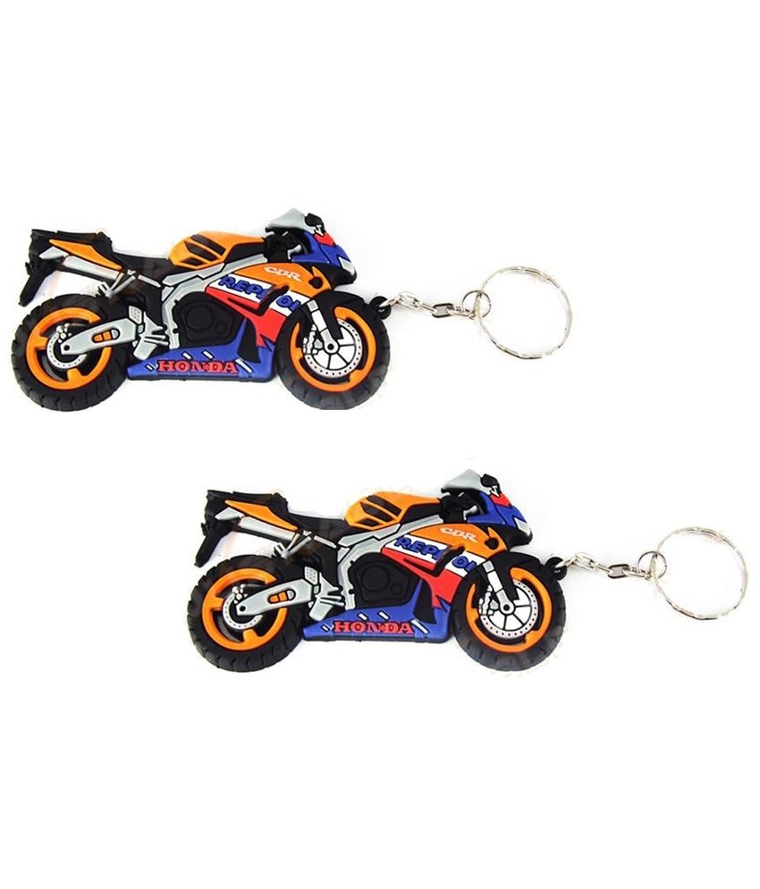 Honda Silicon Bike Logo Keychain Pack of 2 Buy Honda Silicon Bike