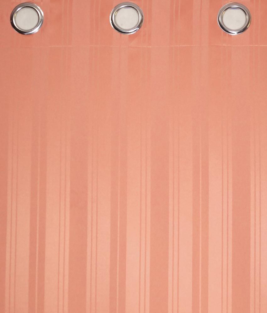 Lushomes Brown Unidyed Polyester Shower Curtain With 10 Eyelets Buy