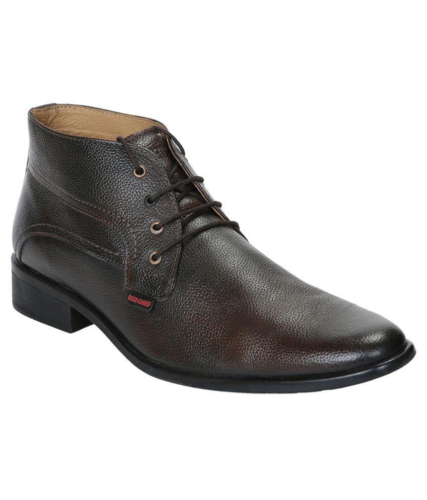red chief brown derby shoes