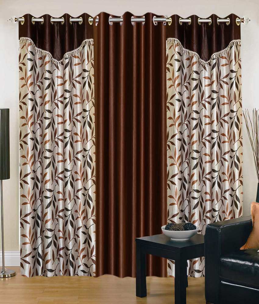 Shopsince Stylish Door Curtains Set Of 3 Buy Shopsince Stylish