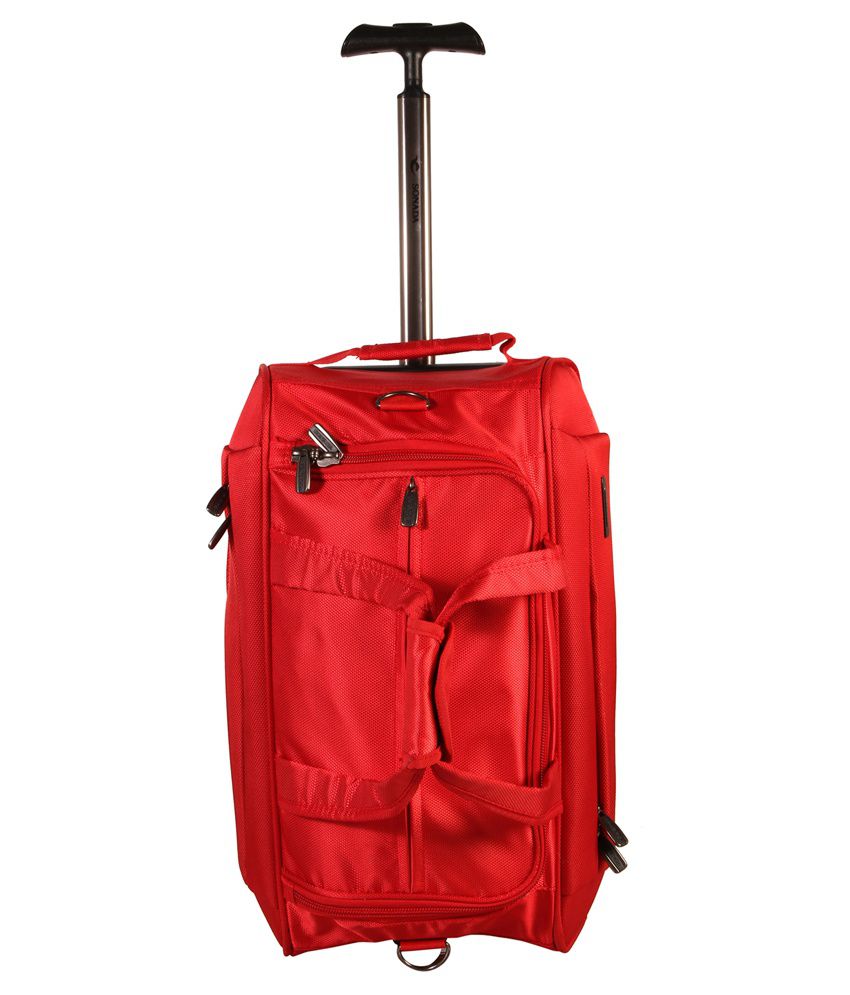 Sonada Red Polyester Trolley Duffle Bag - Buy Sonada Red Polyester ...