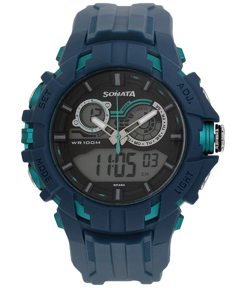 sonata digital plus analog watches