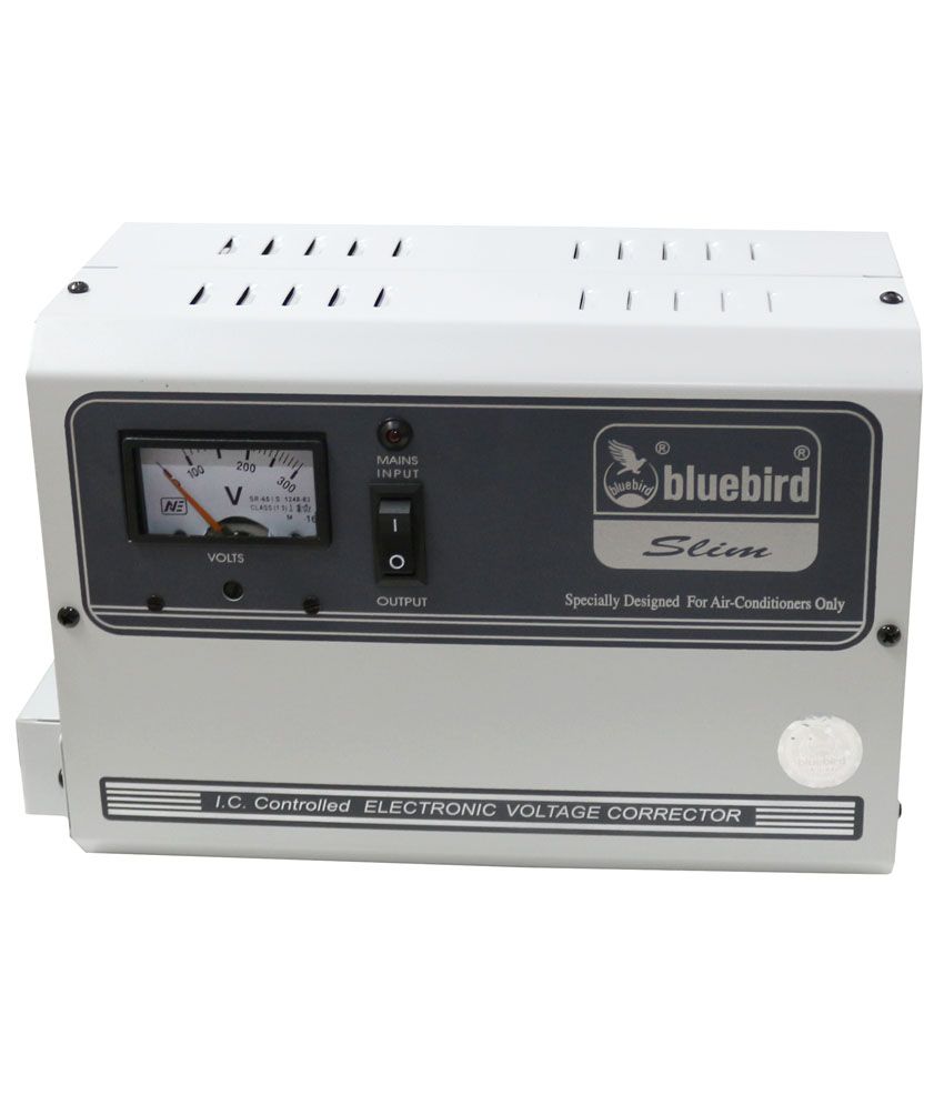 bluebird 5 kva 170v voltage stabilizer for ac upto 2 ton bluebird 5 kva 170v voltage stabilizer for ac upto 2 ton