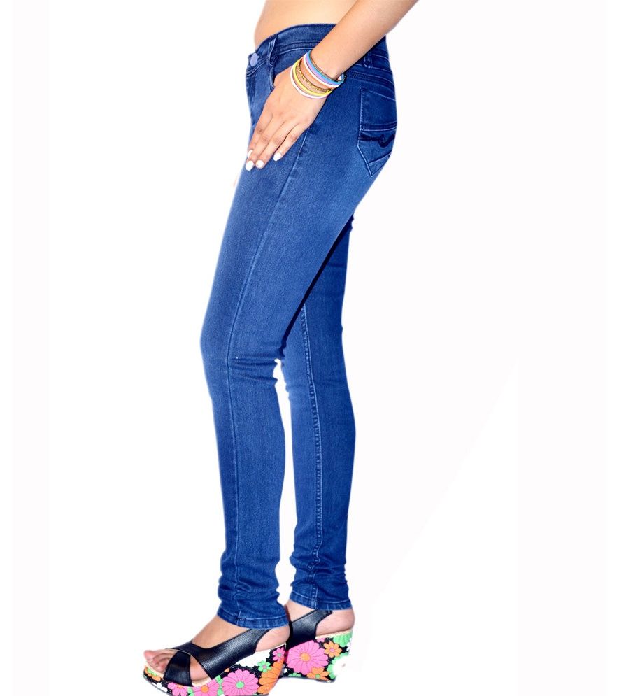 faint blue jeans