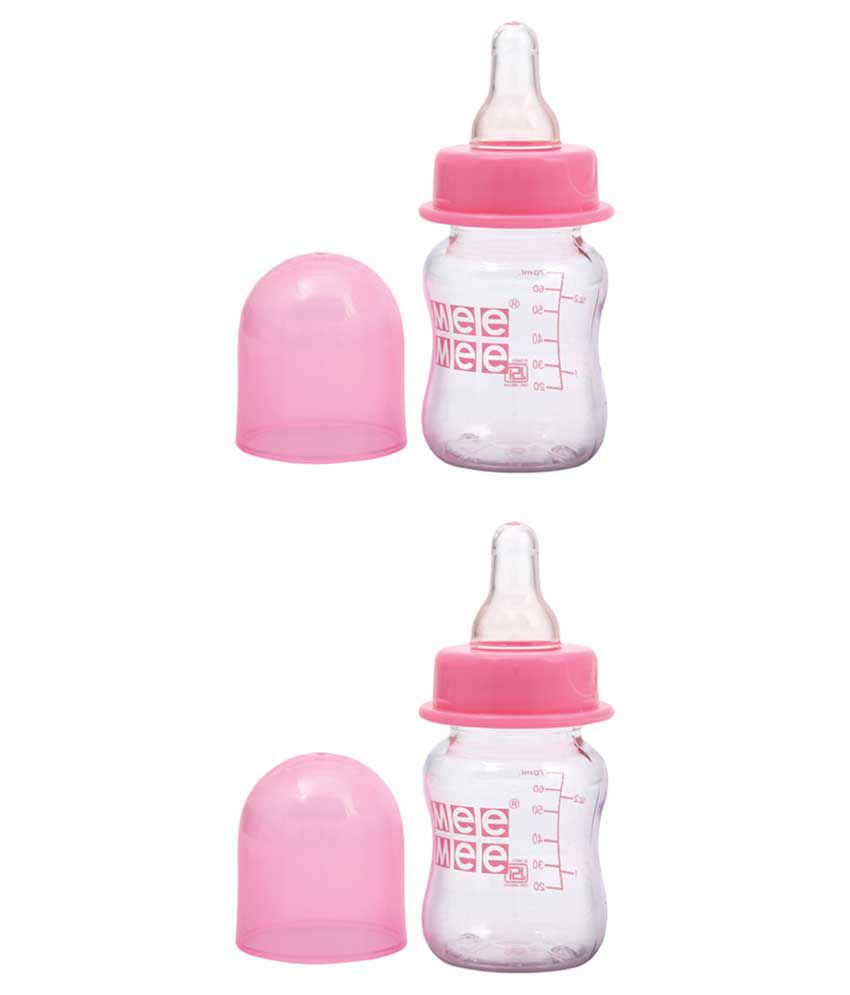     			Mee Mee Baby Feeding Bottle_70ml-Pink-Pk-2